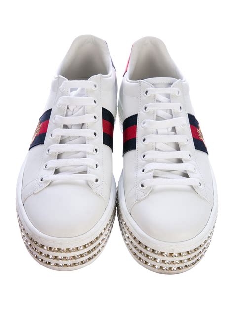 gucci blade ace sneaker|gucci ace embellished leather sneakers.